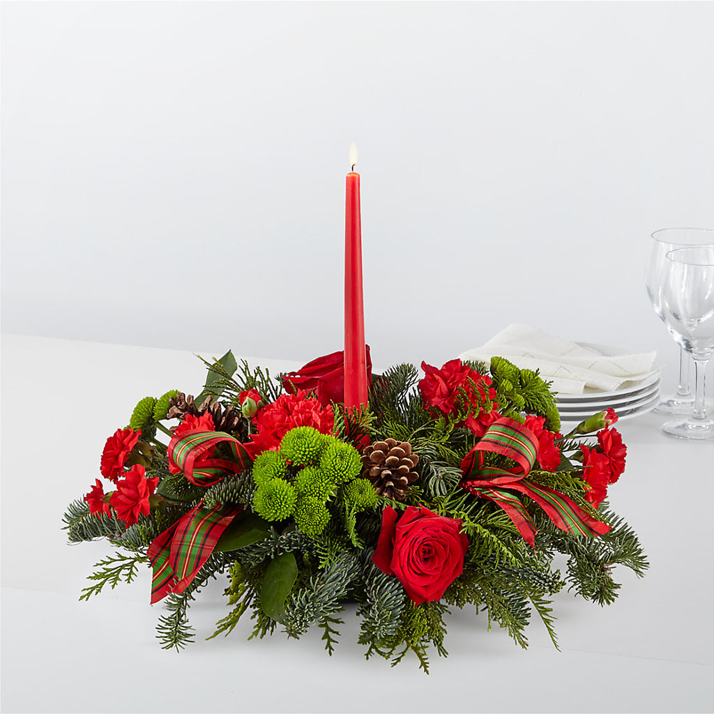 By the Candlelight Centerpiece – Oaxaca Florist, Gaithersburg MD