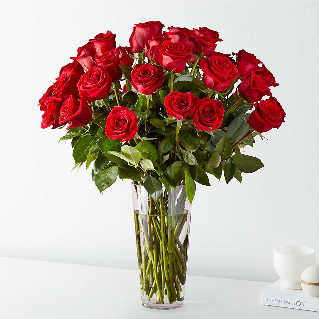 Long Stem Red Rose Bouquet – Oaxaca Florist, Gaithersburg MD