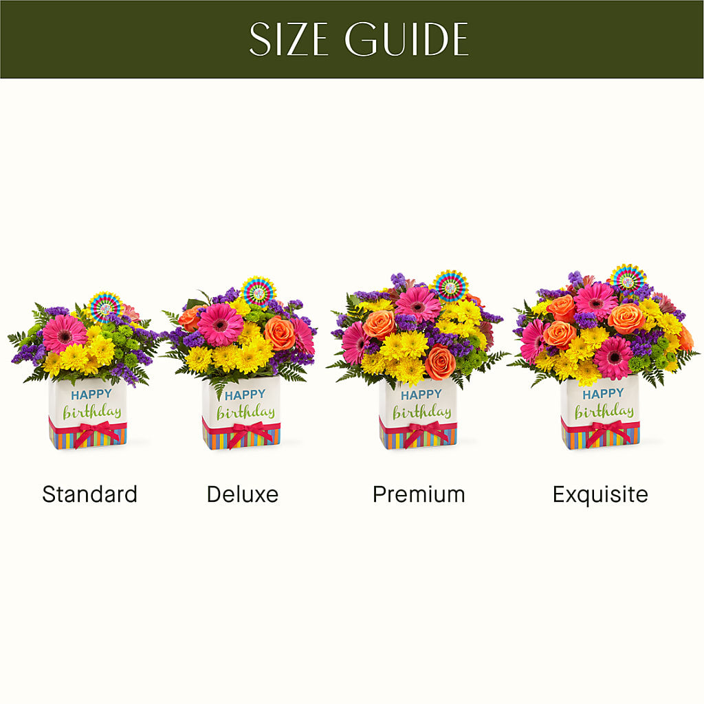 Birthday Brights Bouquet – Oaxaca Florist, Gaithersburg MD