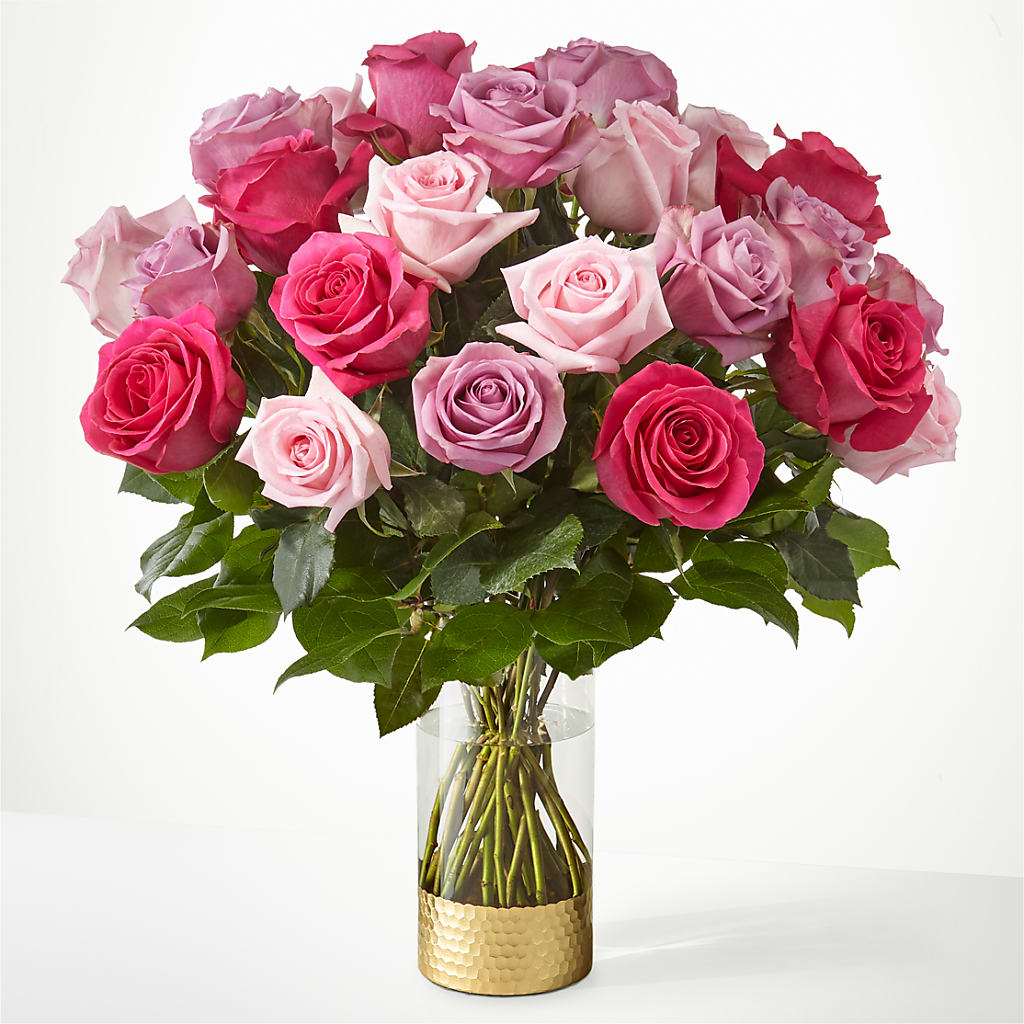 Pure Beauty Mixed Roses – Oaxaca Florist, Gaithersburg MD