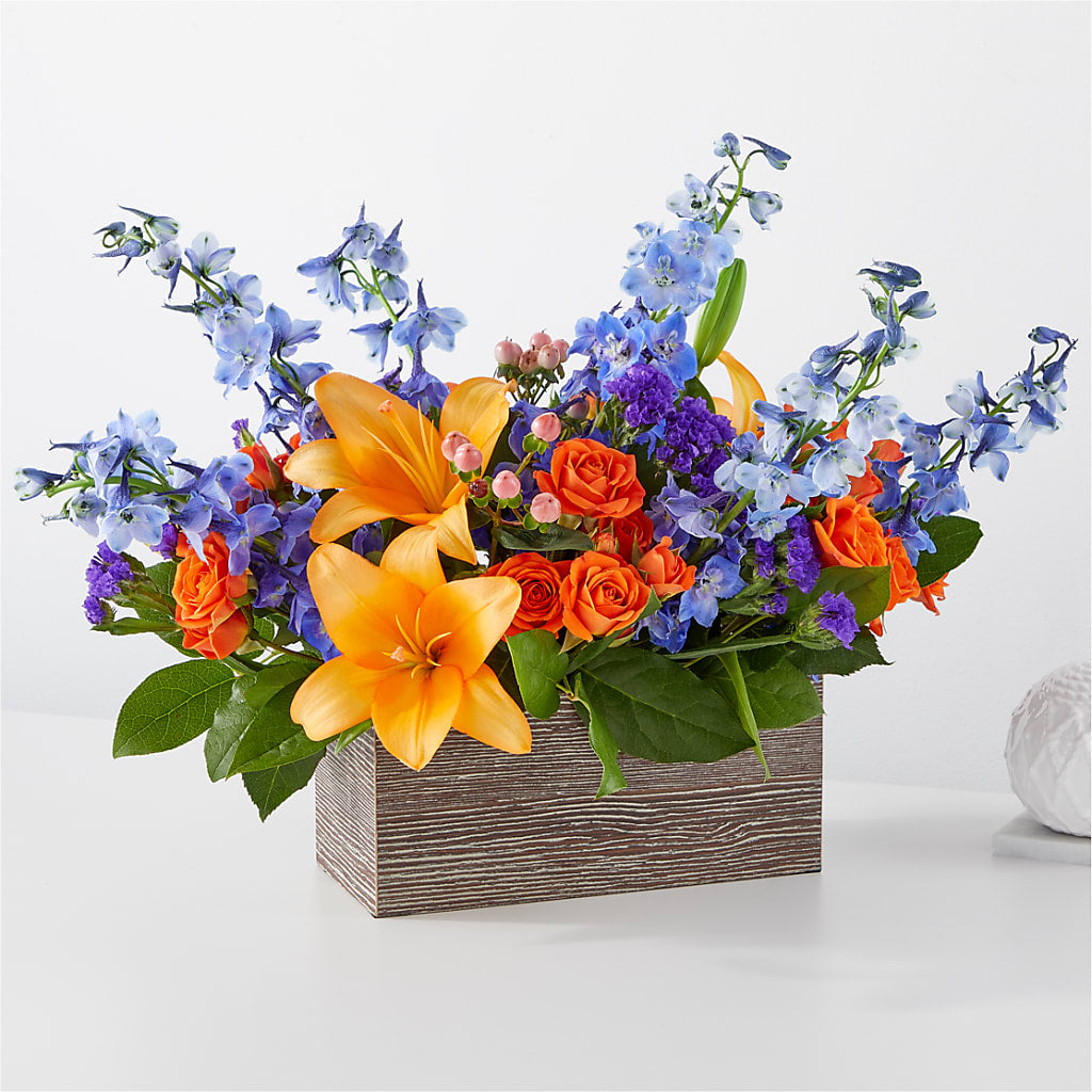 Radiant Citrus Box Bouquet – Oaxaca Florist, Gaithersburg MD