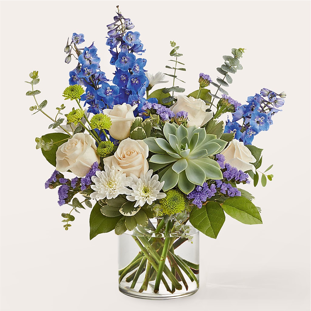 Cerulean Waves Bouquet – Oaxaca Florist, Gaithersburg MD