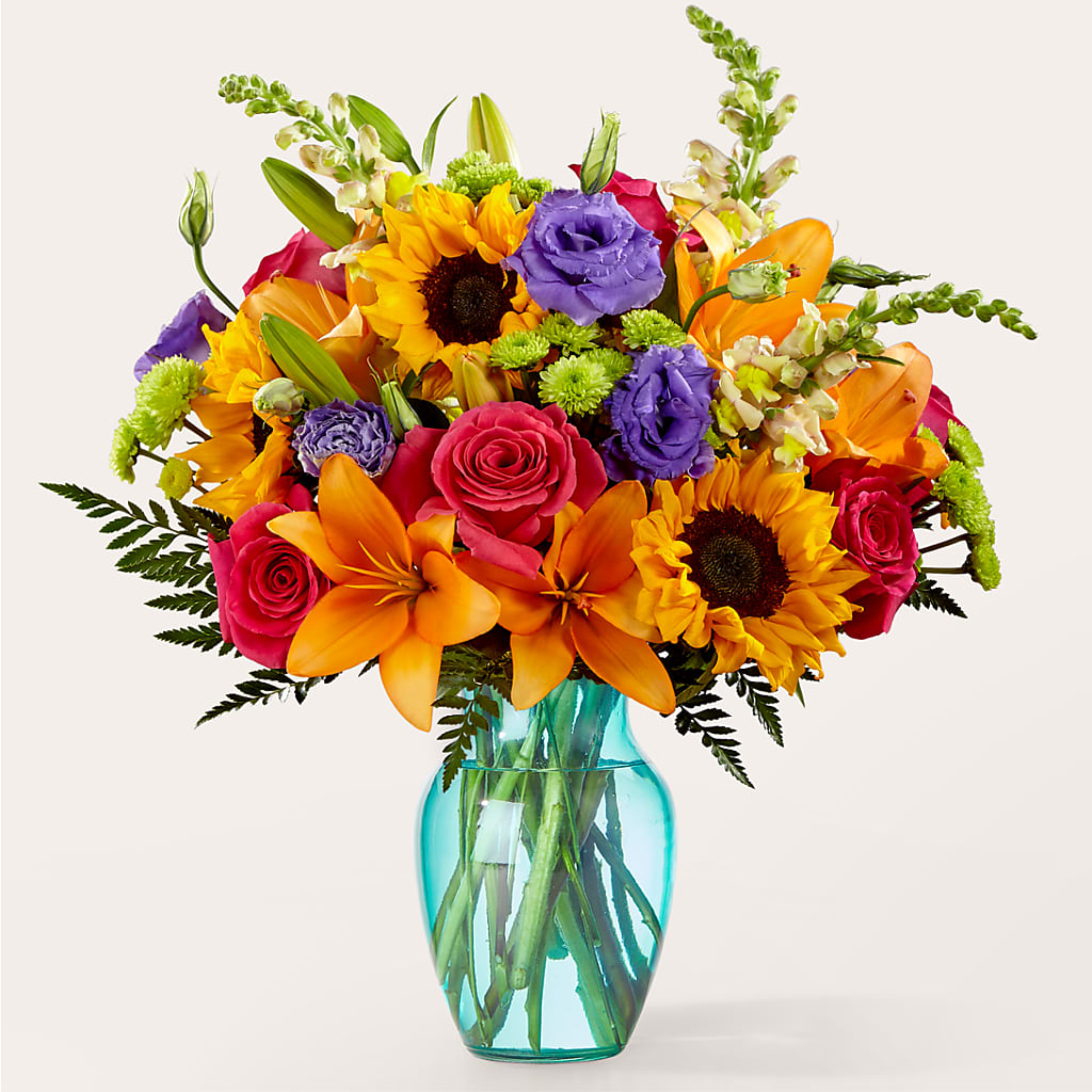 Double Rainbow Bouquet – Oaxaca Florist, Gaithersburg MD