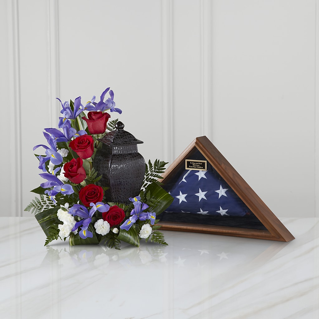 Patriotic Tribute Arrangement – Oaxaca Florist, Gaithersburg MD