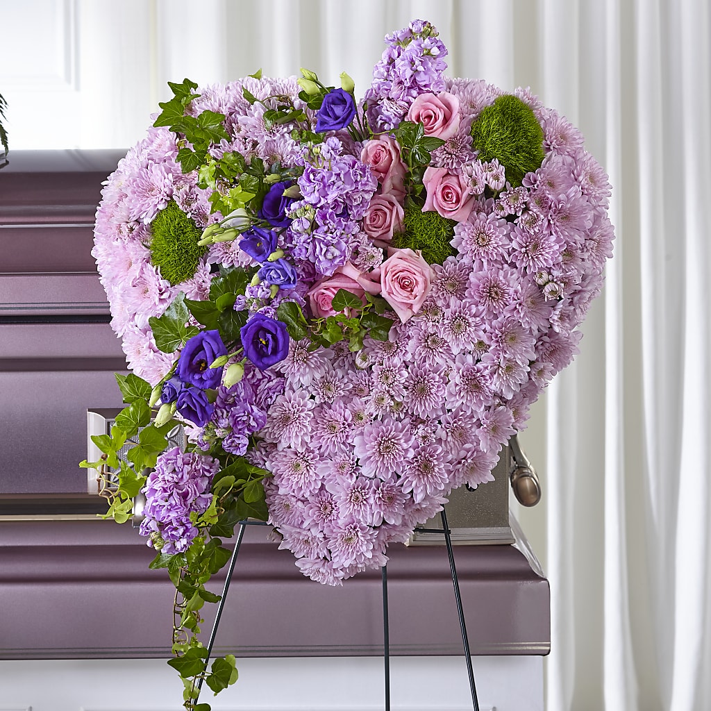 Treasured Love Standing Heart – Oaxaca Florist, Gaithersburg MD