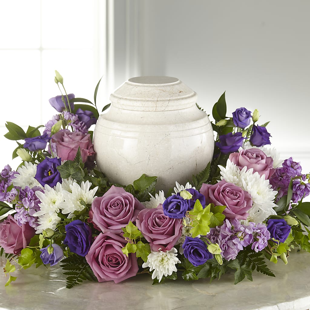 Blooming Sympathy Cremation Adornment – Oaxaca Florist, Gaithersburg MD