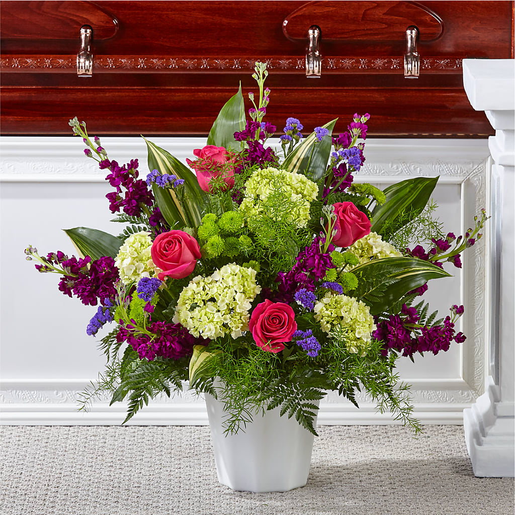 Beautiful Horizons Floor Basket – Oaxaca Florist, Gaithersburg MD