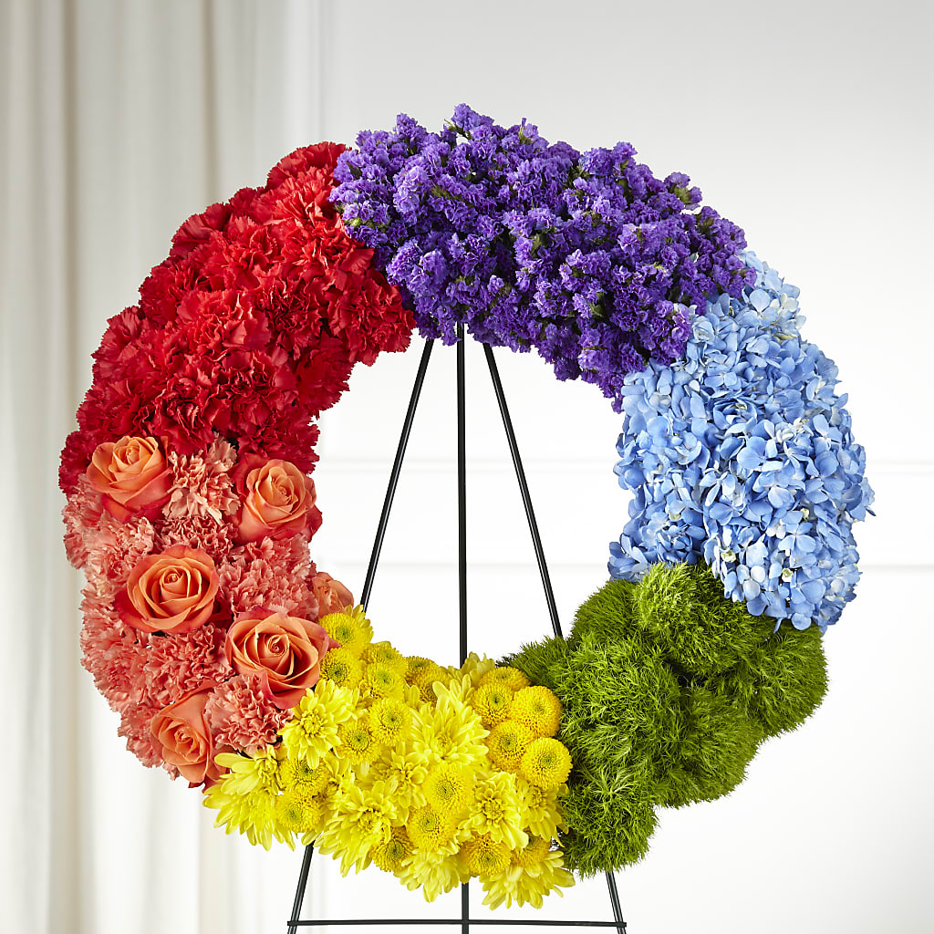 Circle of Love Wreath – Oaxaca Florist, Gaithersburg MD
