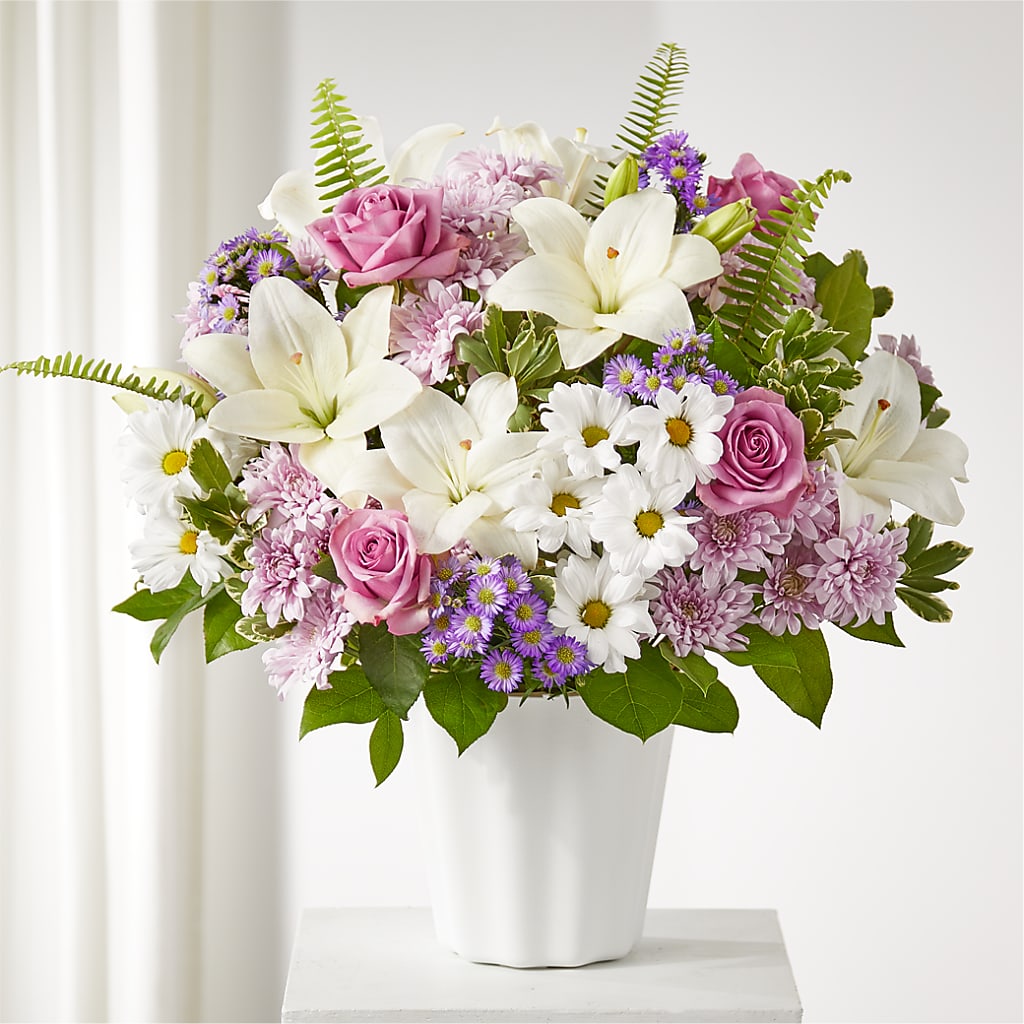 Warmest Thoughts Tabletop Basket – Oaxaca Florist, Gaithersburg MD