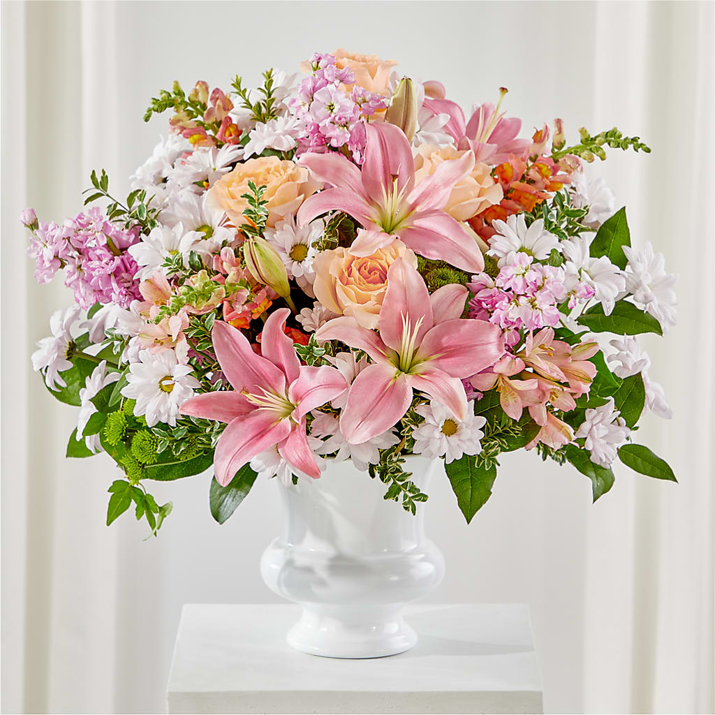 Heartfelt Gesture Urn Arrangement – Oaxaca Florist, Gaithersburg MD