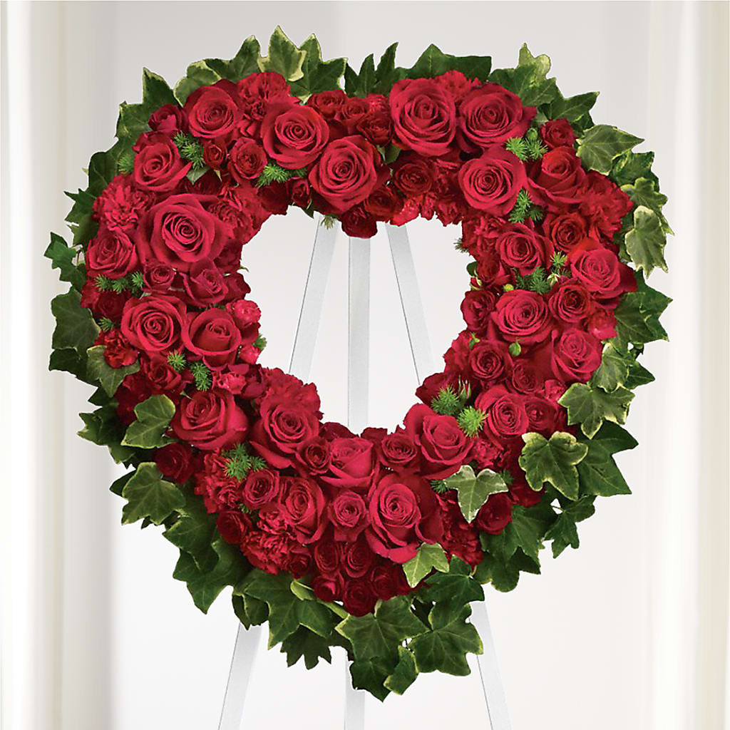 Wholehearted Standing Spray – Oaxaca Florist, Gaithersburg MD
