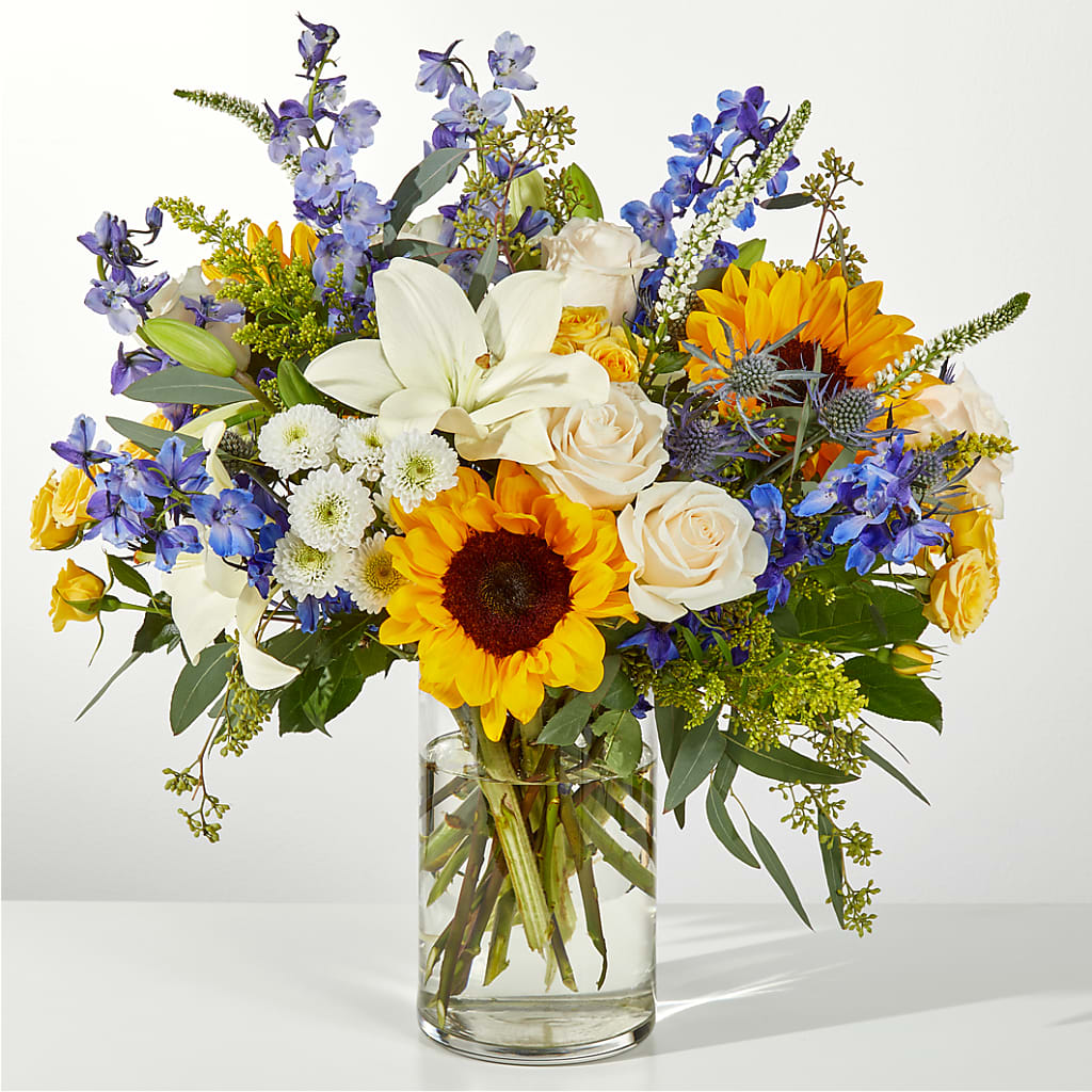 Wonderfully Sunny Bouquet – Oaxaca Florist, Gaithersburg MD