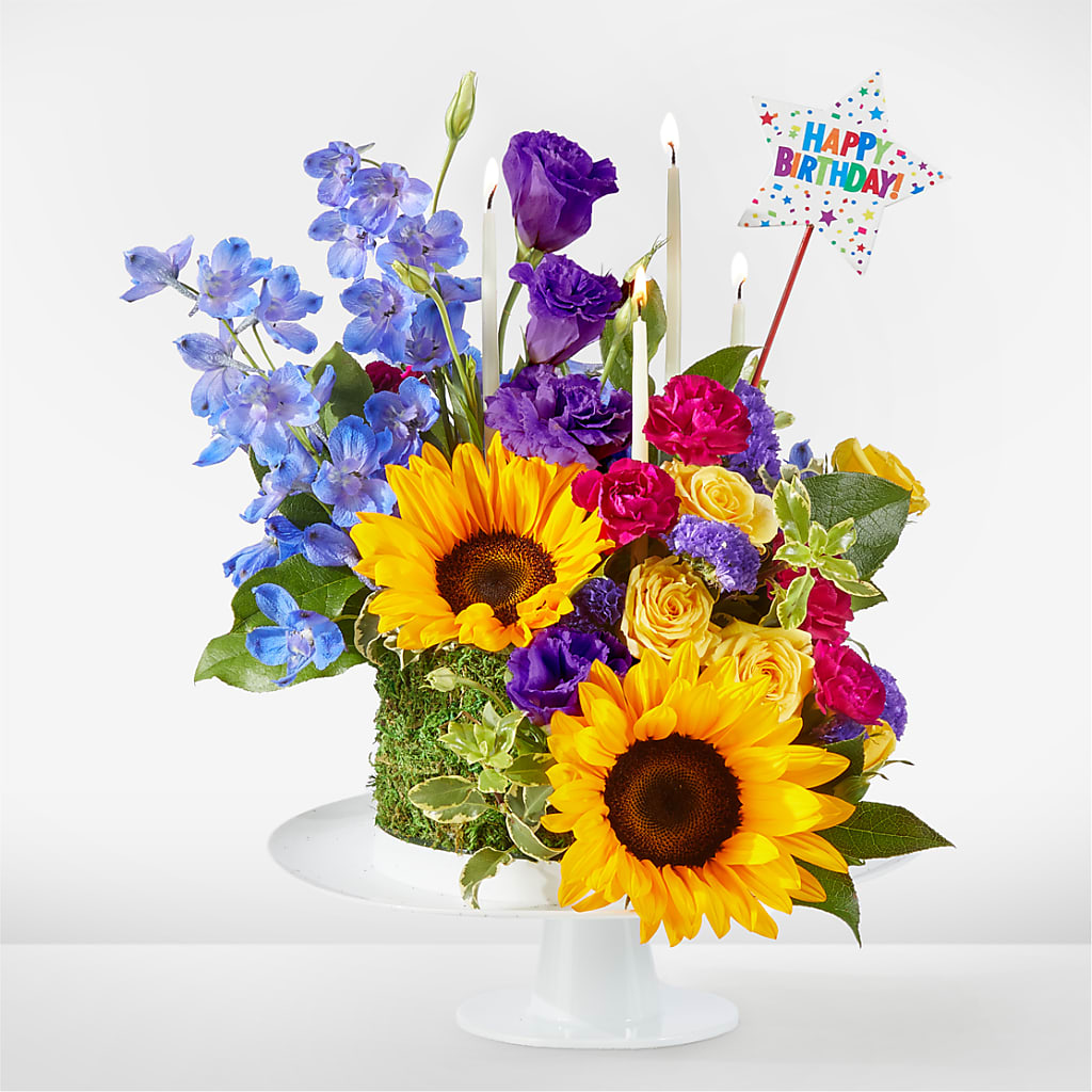 Star of the Day Floral Cake – Oaxaca Florist, Gaithersburg MD