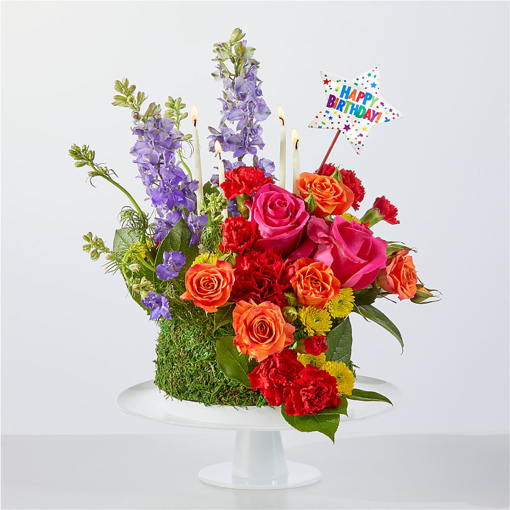 Best Year Yet Floral Cake – Oaxaca Florist, Gaithersburg MD