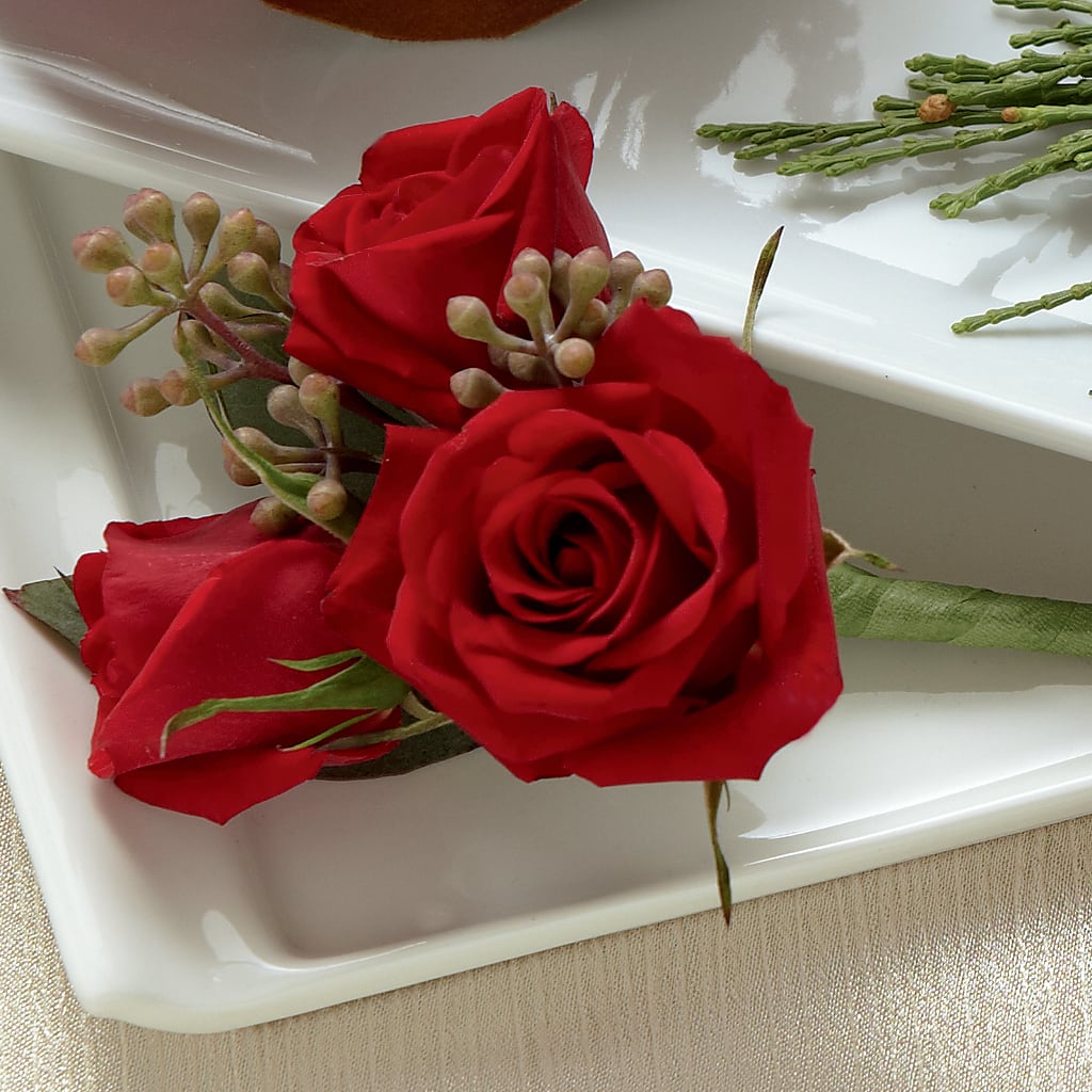 Red Spray Rose Boutonniere – Oaxaca Florist, Gaithersburg MD