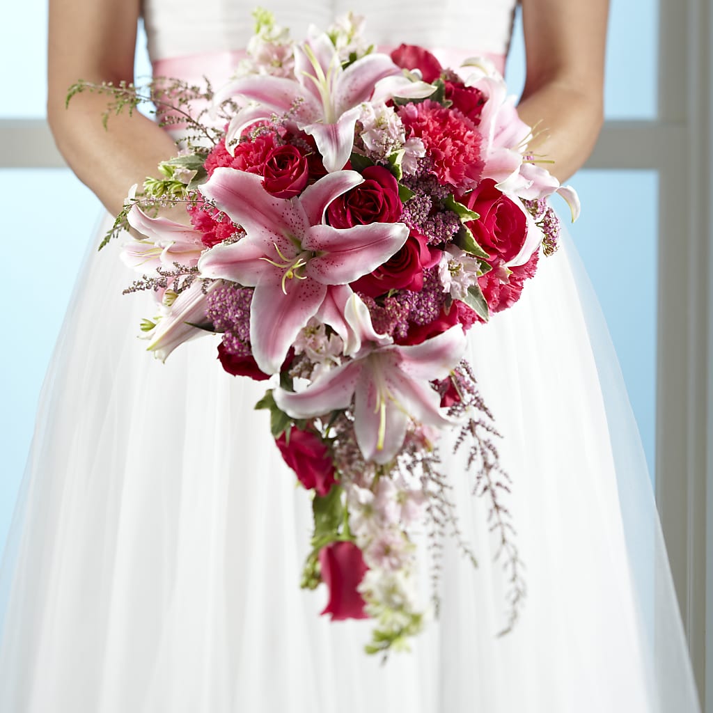 Lily & Rose Bouquet – Oaxaca Florist, Gaithersburg MD