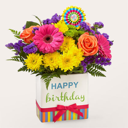 Birthday Brights Bouquet –  Oaxaca Florist, Gaithersburg MD