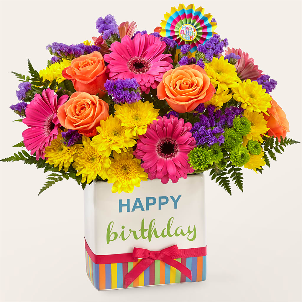 Birthday Brights Bouquet –  Oaxaca Florist, Gaithersburg MD