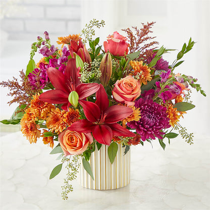 Burgundy Landscape Bouquet –  Oaxaca Florist, Gaithersburg MD