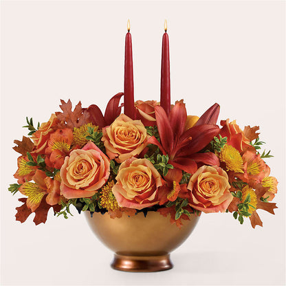Harvest Table Centerpiece –  Oaxaca Florist, Gaithersburg MD