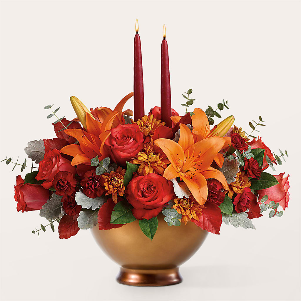 Fruits of Fall Centerpiece –  Oaxaca Florist, Gaithersburg MD
