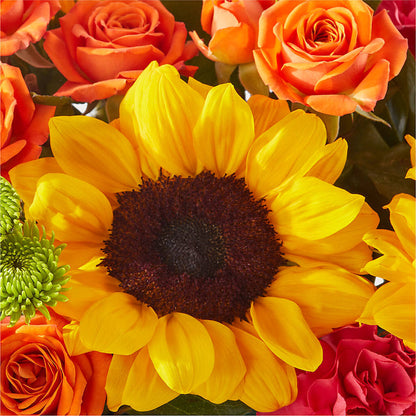 Sun-drenched Blooms Box Bouquet –  Oaxaca Florist, Gaithersburg MD