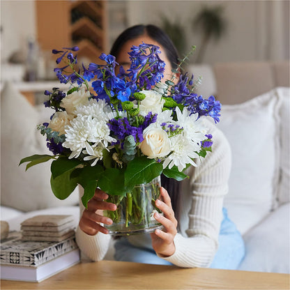 Cerulean Waves Bouquet –  Oaxaca Florist, Gaithersburg MD
