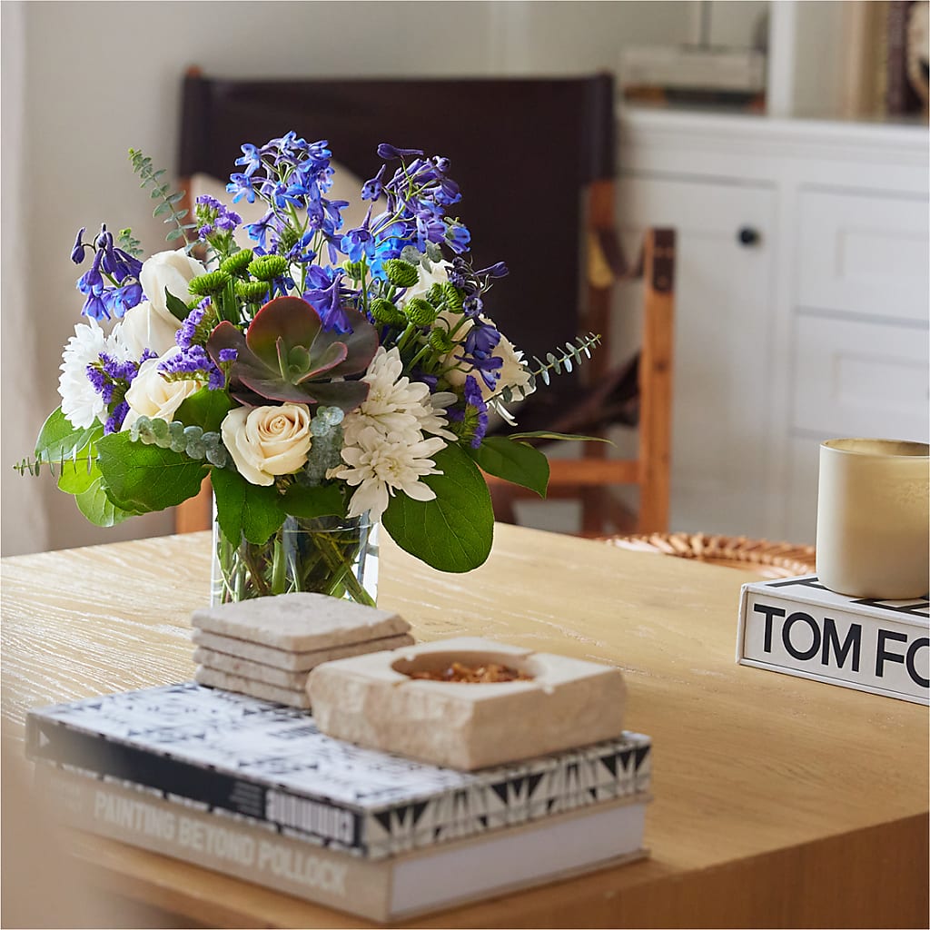 Cerulean Waves Bouquet –  Oaxaca Florist, Gaithersburg MD