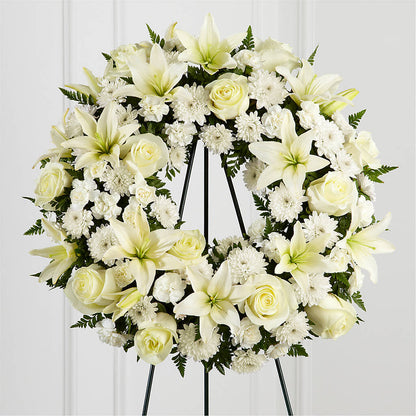 Treasured Tribute Wreath –  Oaxaca Florist, Gaithersburg MD