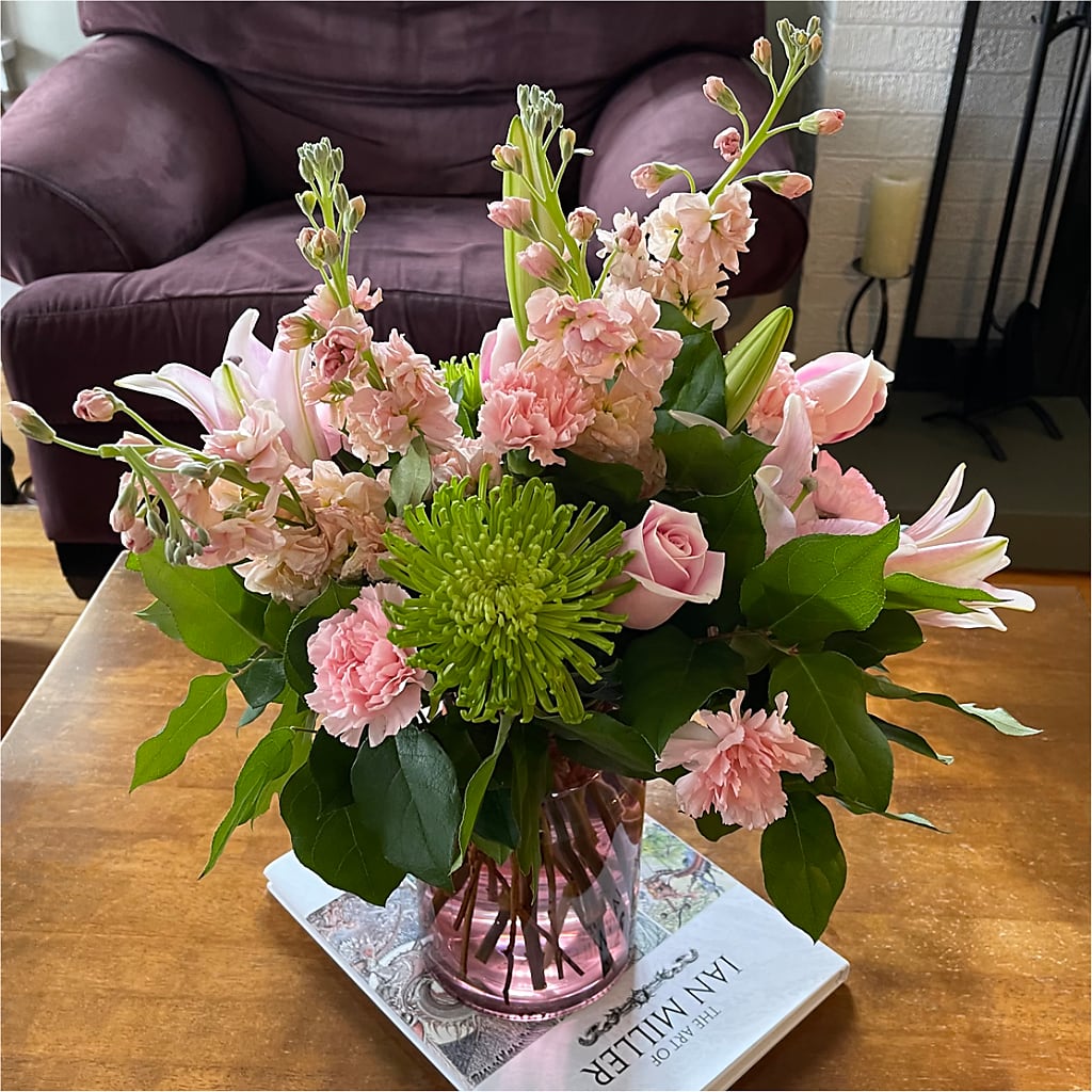 Pretty in Pink Bouquet –  Oaxaca Florist, Gaithersburg MD