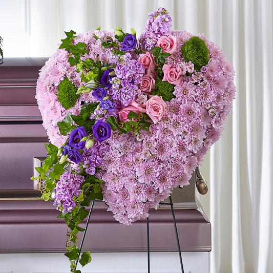 Treasured Love Standing Heart –  Oaxaca Florist, Gaithersburg MD