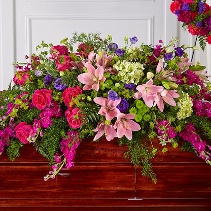Radiant Tribute Casket Spray –  Oaxaca Florist, Gaithersburg MD