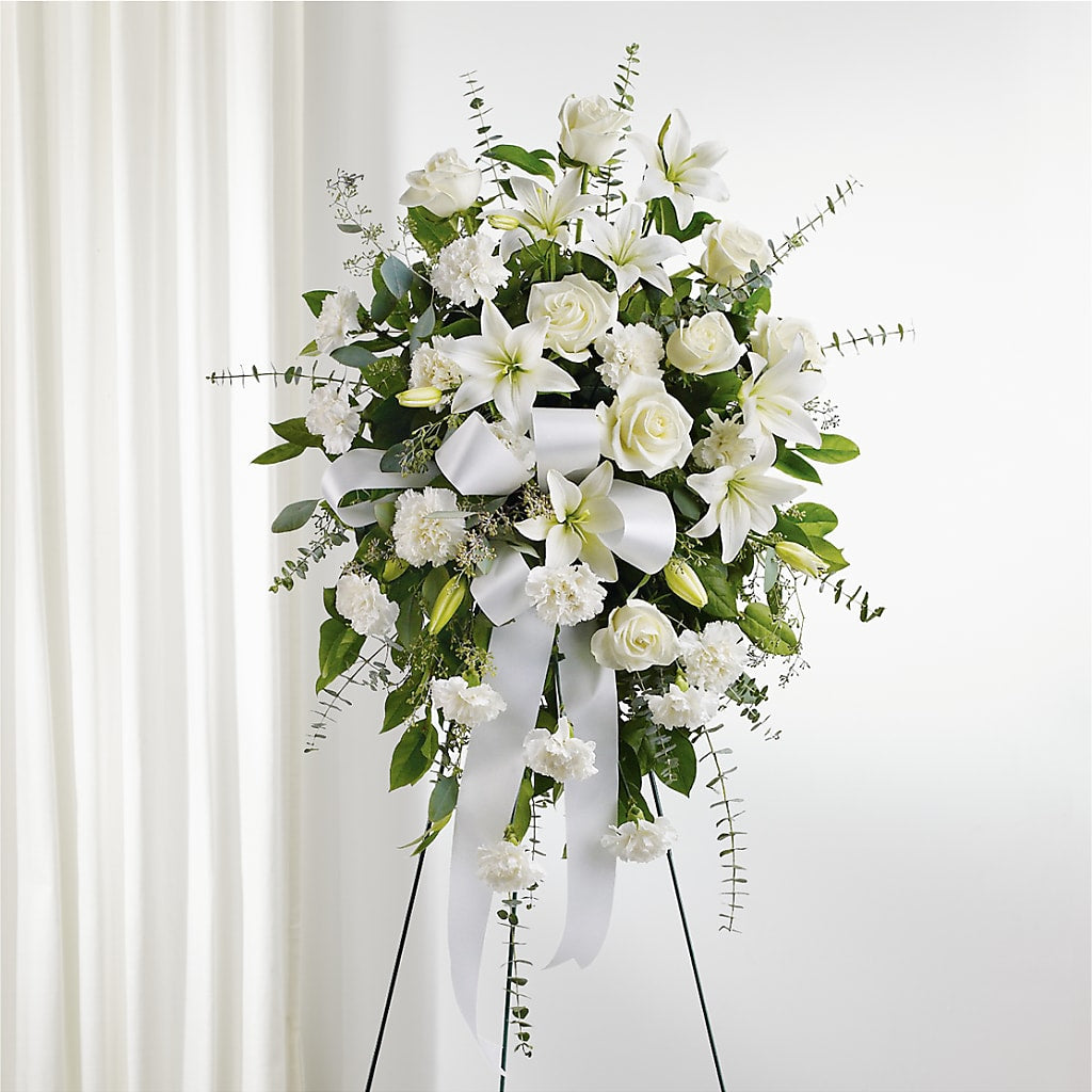 With Care Standing Spray –  Oaxaca Florist, Gaithersburg MD