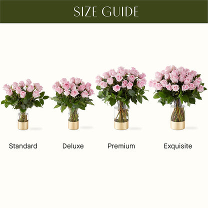Picture Perfect Pink Rose Bouquet –  Oaxaca Florist, Gaithersburg MD