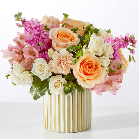 Paradise Bouquet with Ivory Vase –  Oaxaca Florist, Gaithersburg MD
