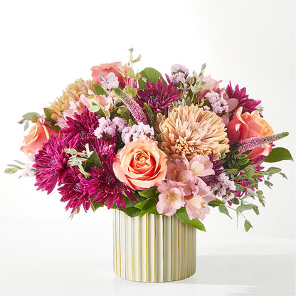 Berry Cobbler Bouquet with Ivory Vase –  Oaxaca Florist, Gaithersburg MD
