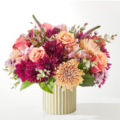 Berry Cobbler Bouquet with Ivory Vase –  Oaxaca Florist, Gaithersburg MD