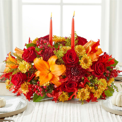 Autumn's Embrace Centerpiece –  Oaxaca Florist, Gaithersburg MD