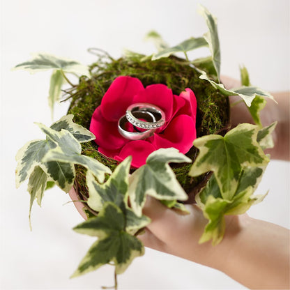 Lila Rose Ring Nest –  Oaxaca Florist, Gaithersburg MD
