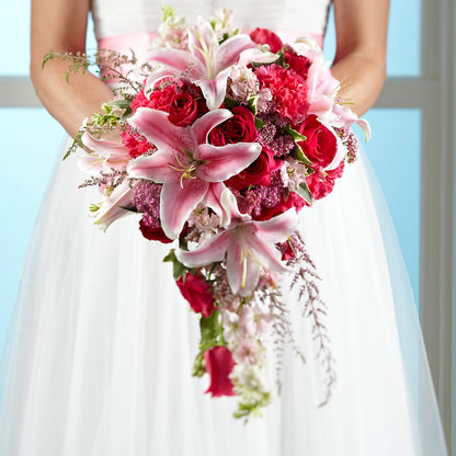Lily & Rose Bouquet –  Oaxaca Florist, Gaithersburg MD